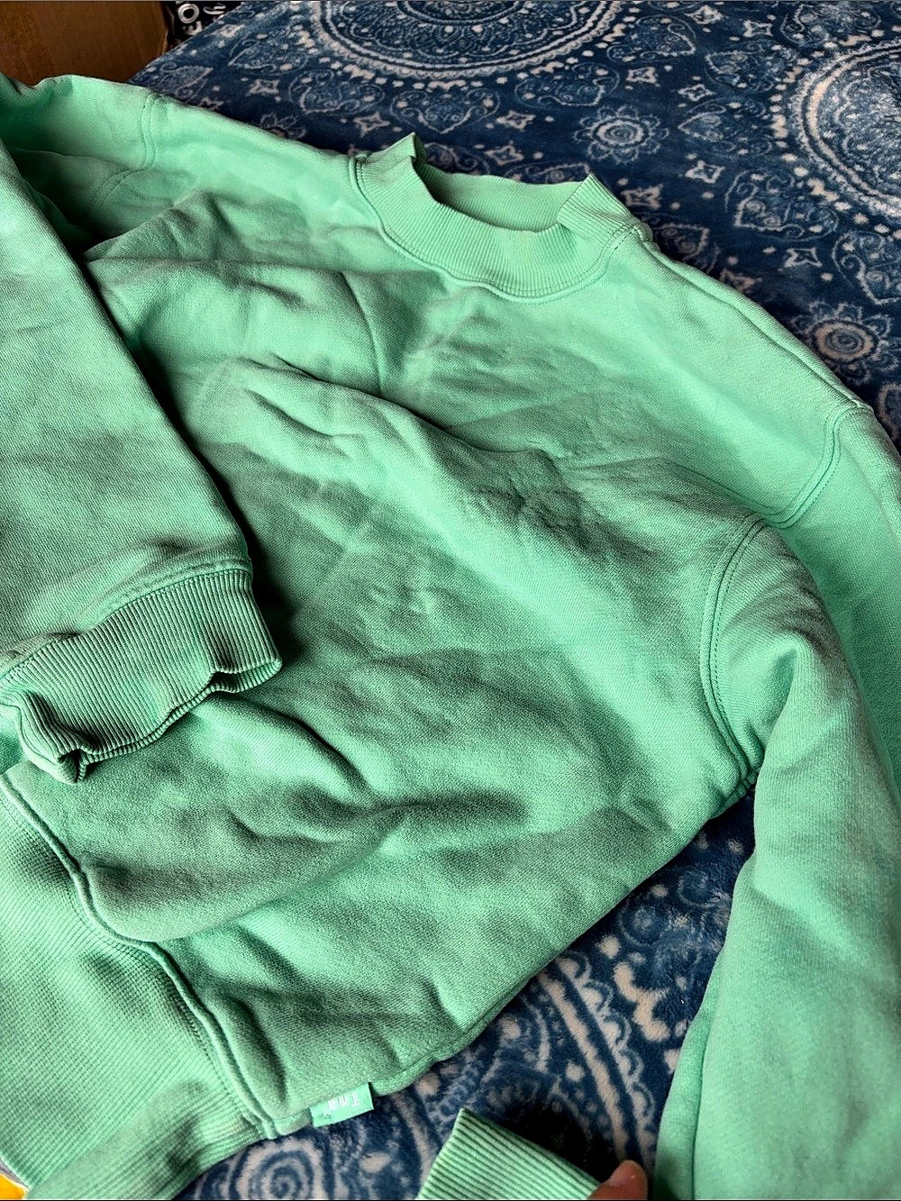 TNA Green Crewneck Sweatshirt Size Small